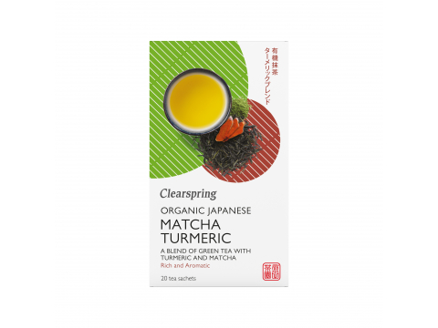 Bio Japán Matcha Kurkuma zöld teakeverék - 20db filter